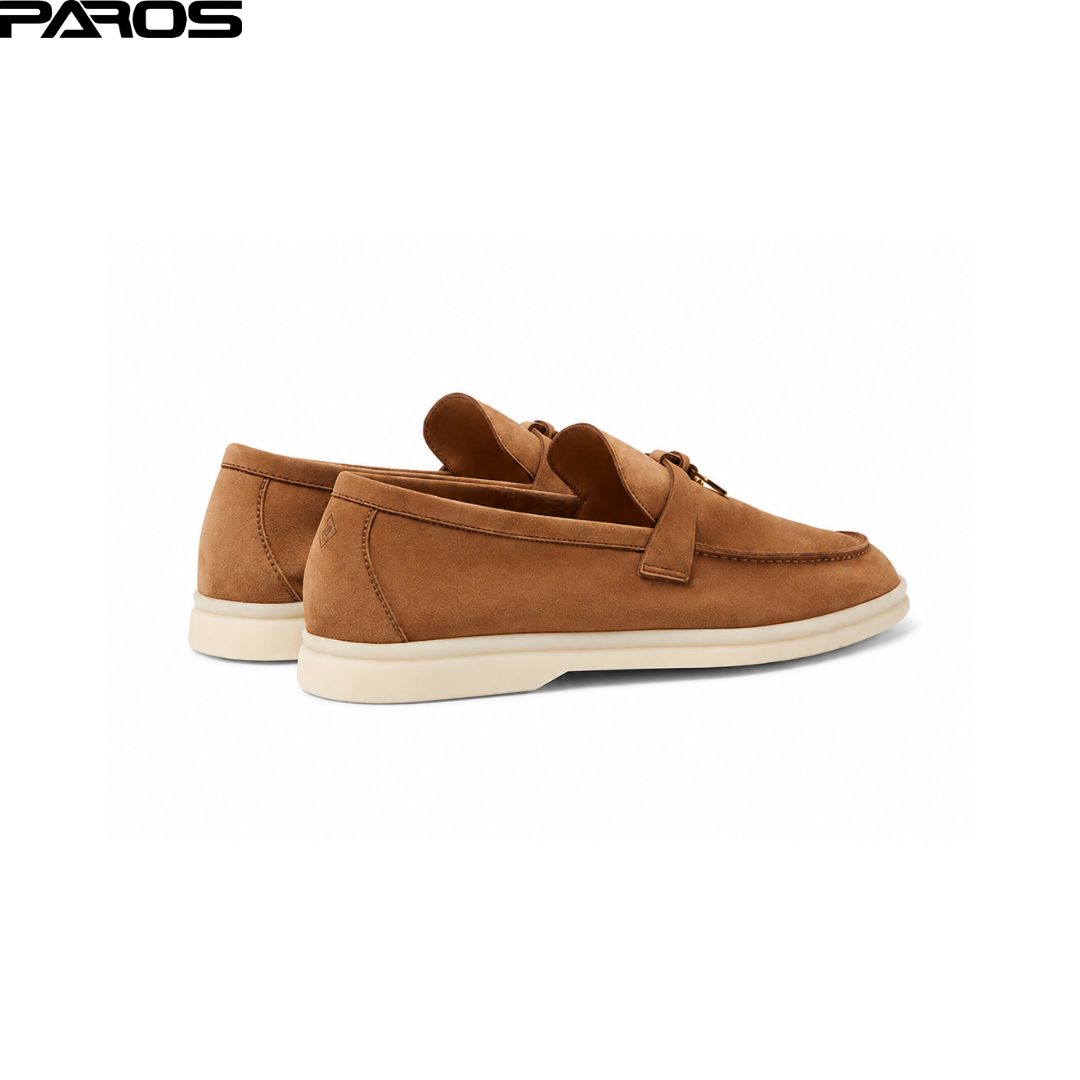 Loro Piana Summer Charms Walk Loafer Suede - Vicuna