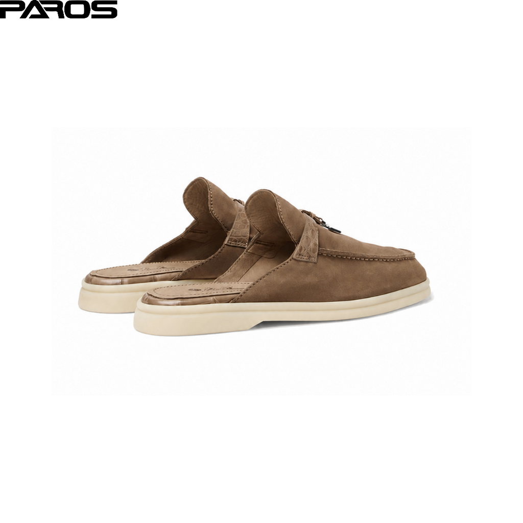 Loro Piana Babouche Charms Walk Suede & Alligator - Caribu