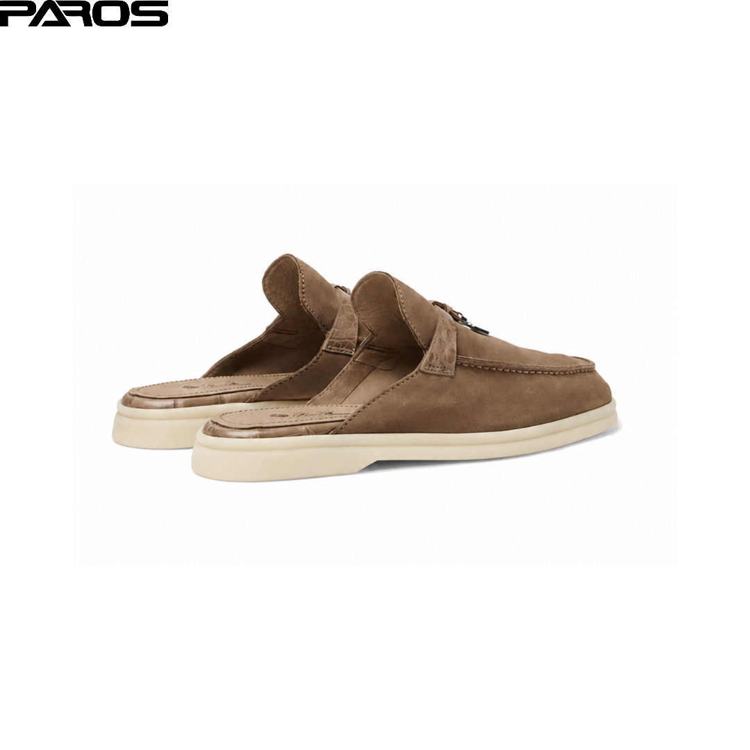 Loro Piana Babouche Charms Walk Suede & Alligator - Caribu