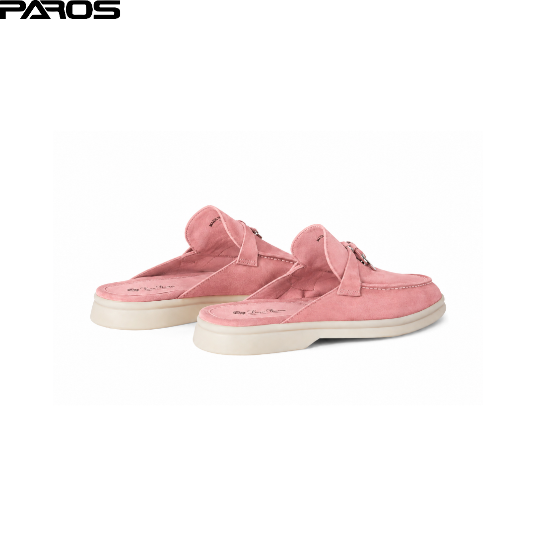 Loro Piana Babouche Charms Walk Suede - Pink