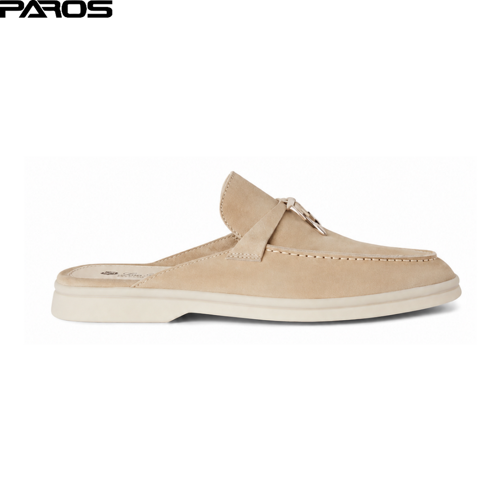 Loro Piana Babouche Charms Walk Suede - Linen