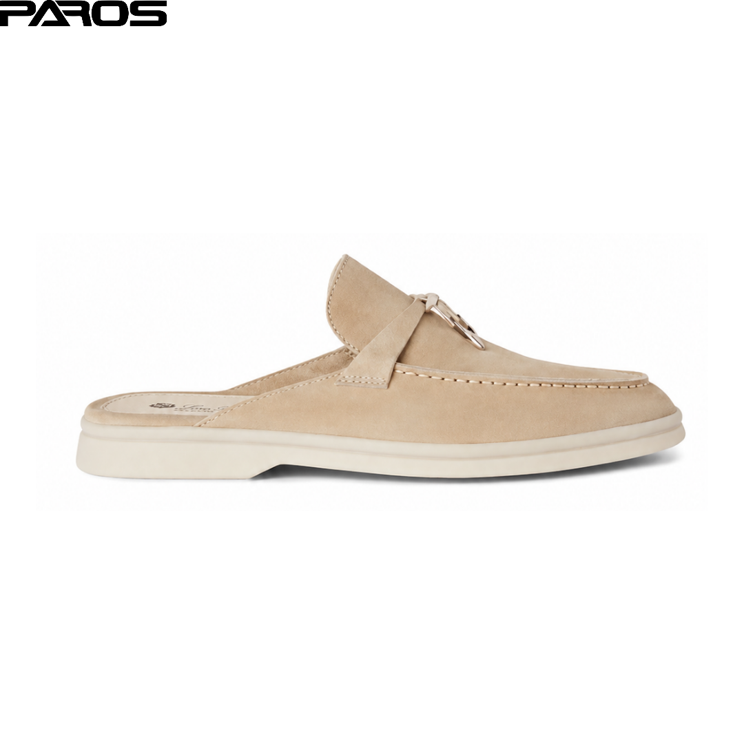 Loro Piana Babouche Charms Walk Suede - Linen