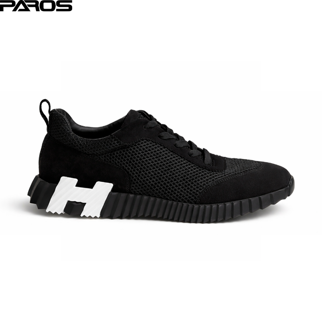 Hermès Bouncing Sneaker - Black / White