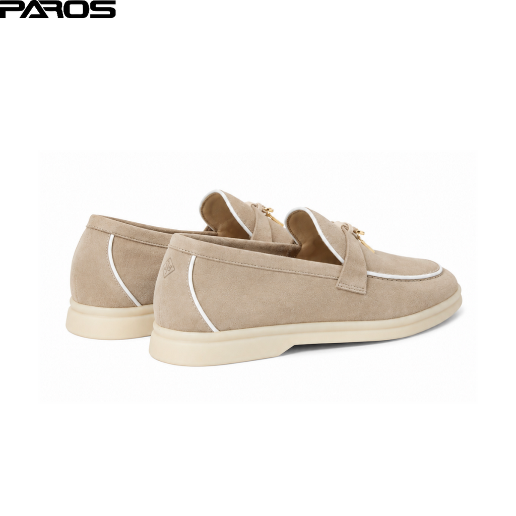 Loro Piana Summer Charms Walk Loafer Suede - Beige