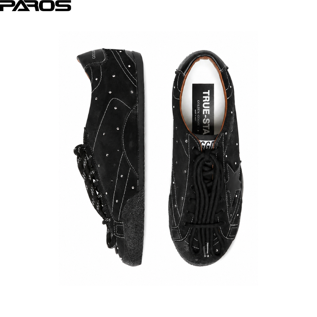 Golden Goose True-Star - Black Swarovski