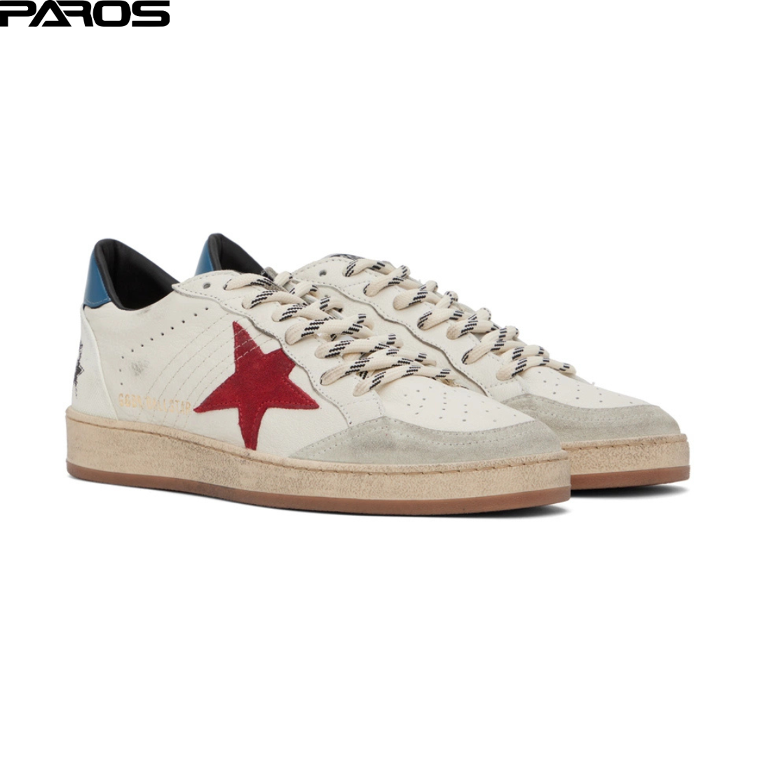 Golden Goose Ball-Star Wishes - White / Red
