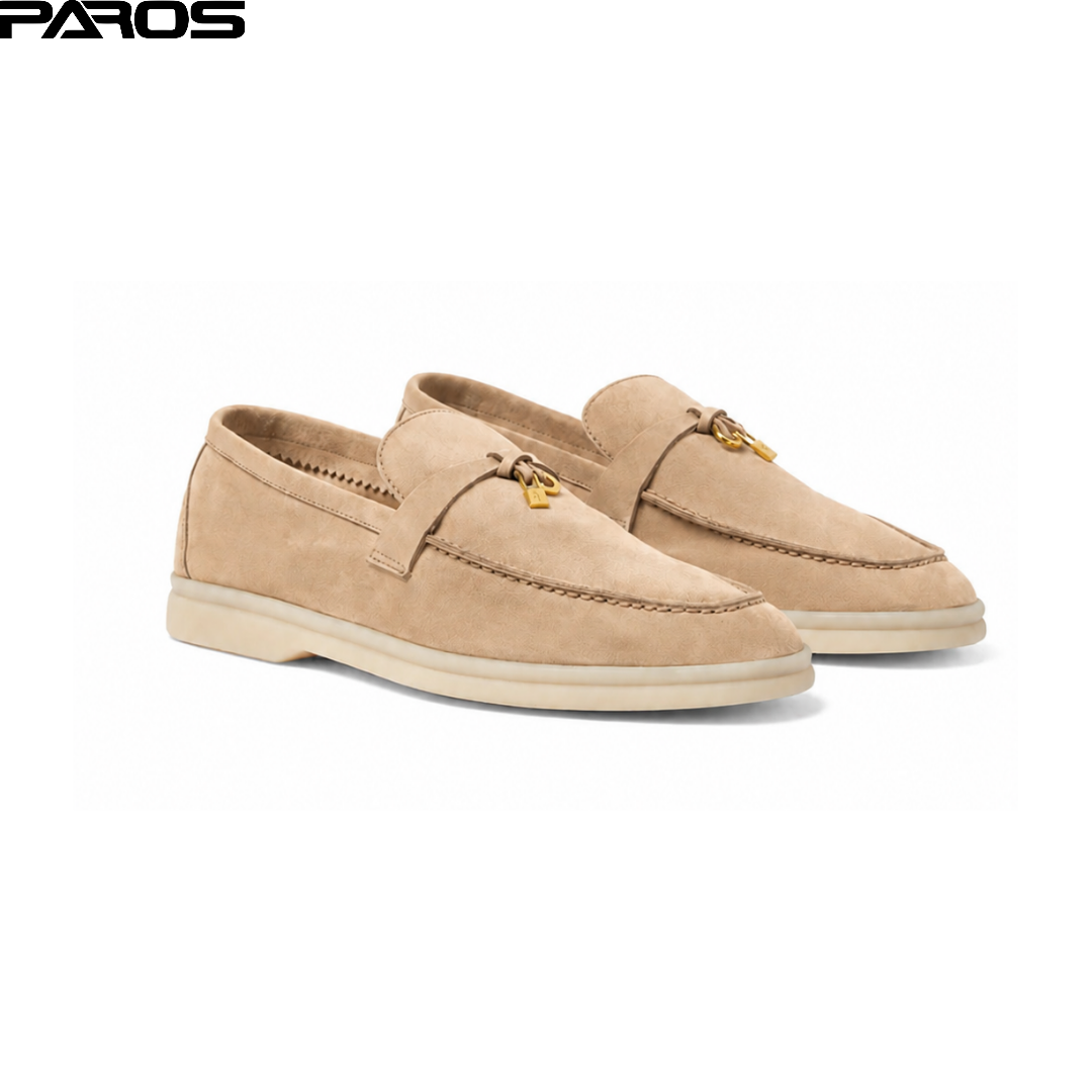 Loro Piana Summer Charms Walk Loafer Suede - Refined Beige
