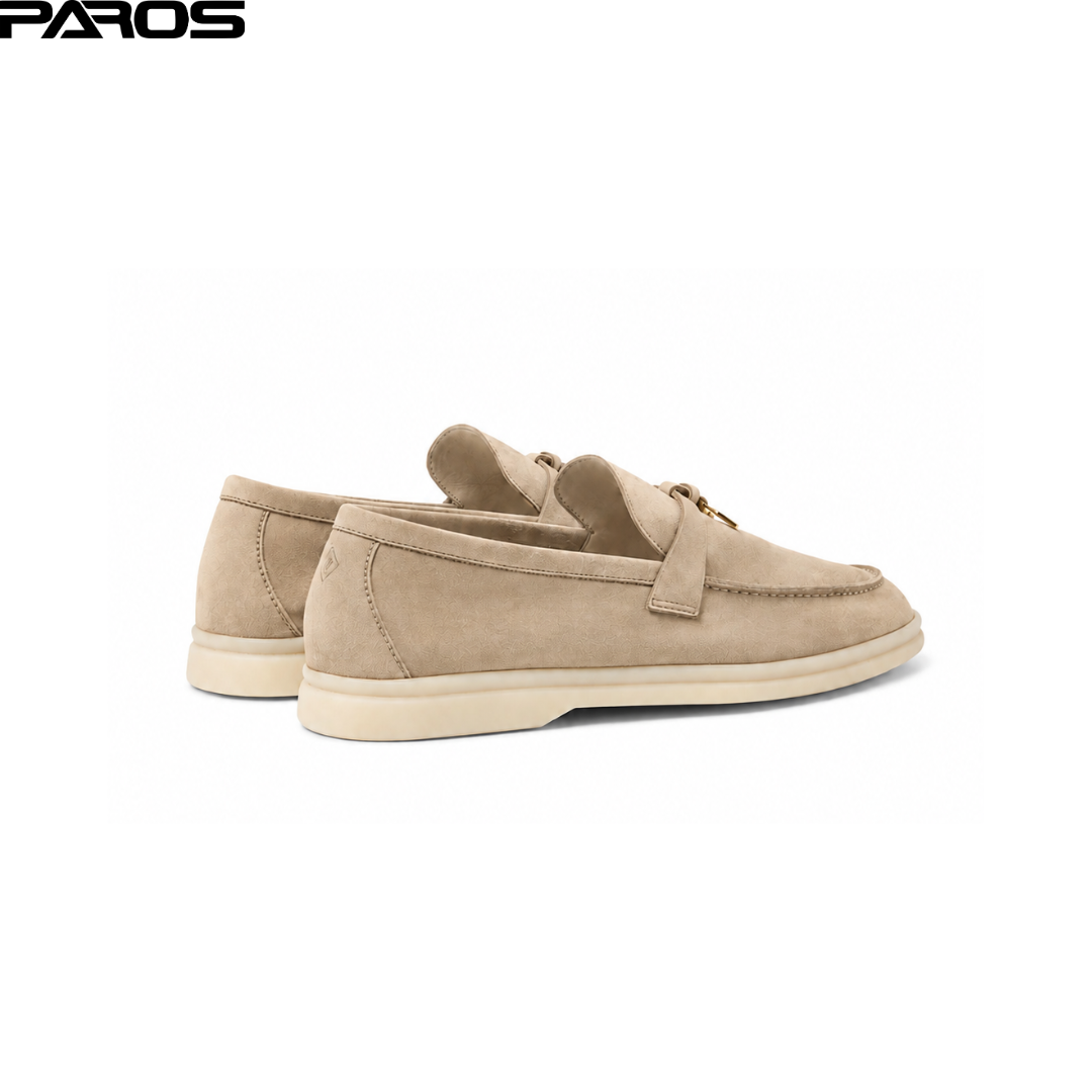 Loro Piana Summer Charms Walk Loafer Suede - Sand Shade
