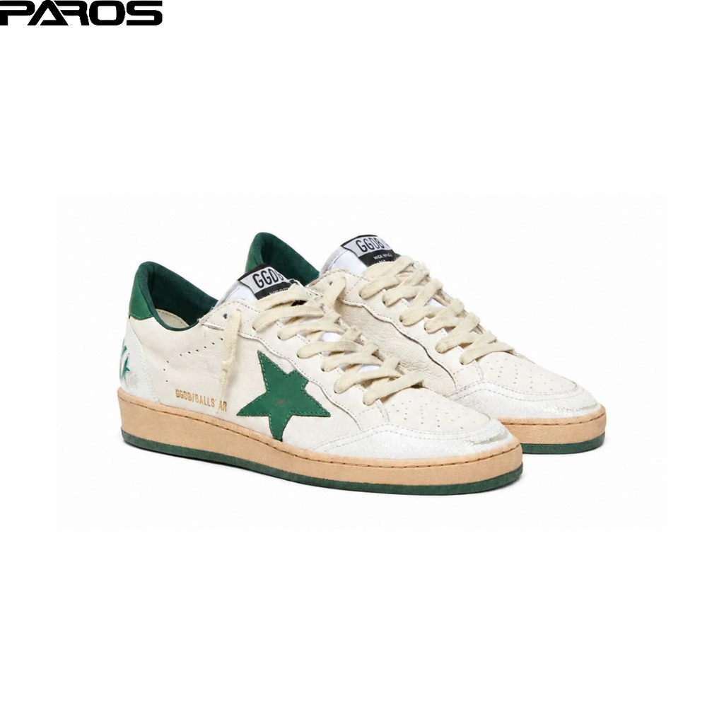 Golden Goose Ball-Star Wishes - White / Green