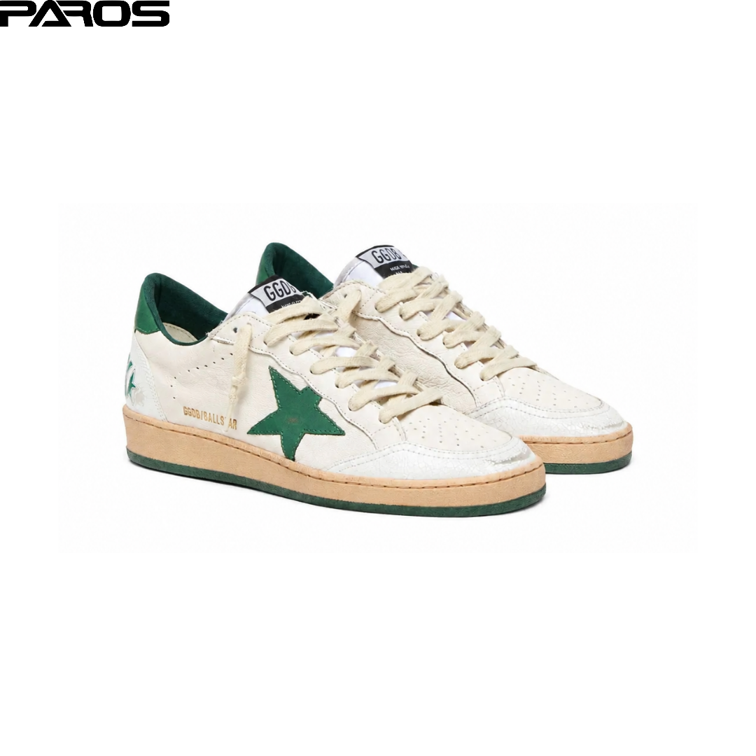 Golden Goose Ball-Star Wishes - White / Green