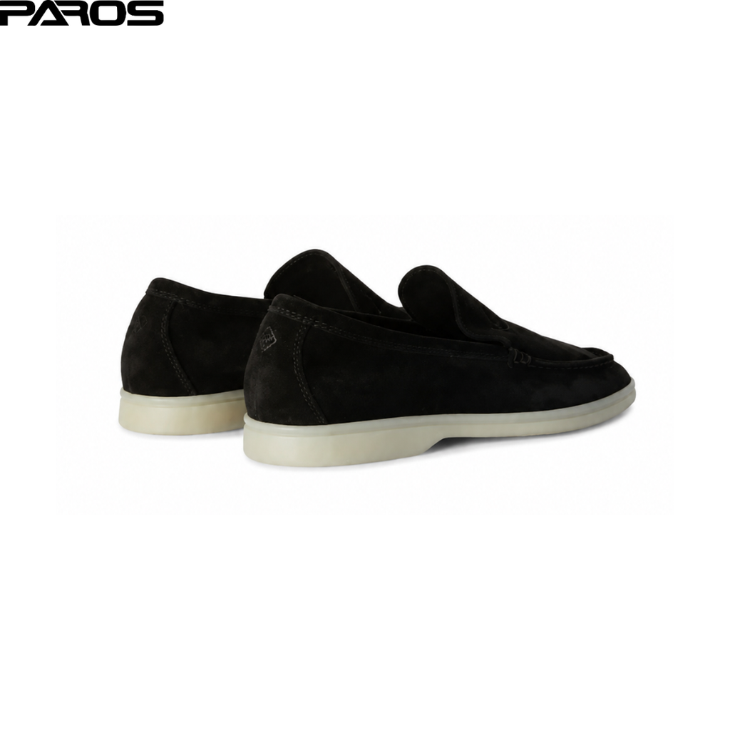 Loro Piana Summer Walk Loafer Suede - Black