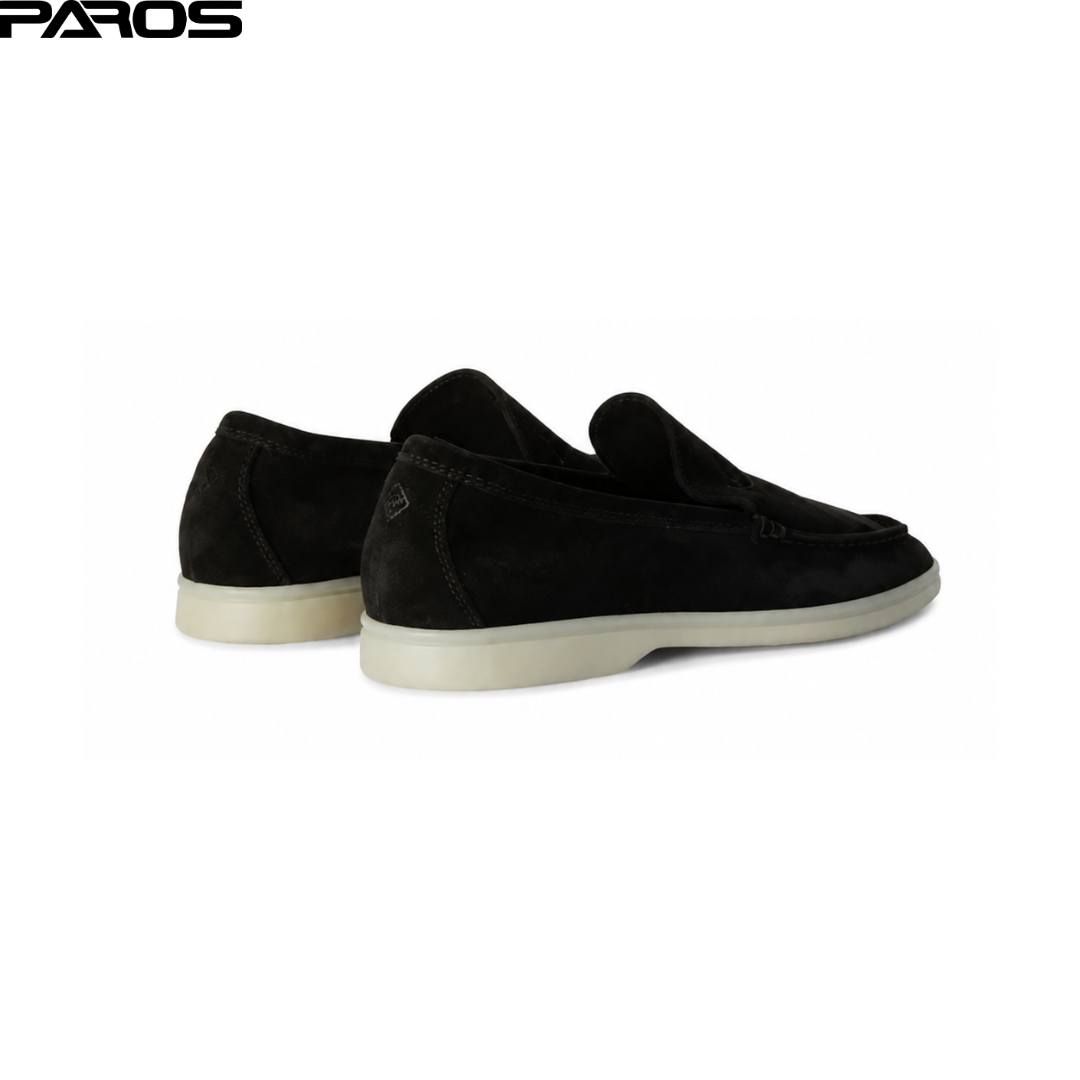 Loro Piana Summer Walk Loafer Suede - Black