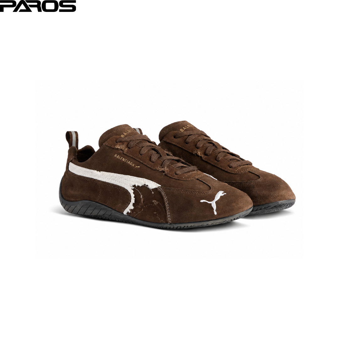 Puma Speedcat x Balenciaga Suede - Brown / White