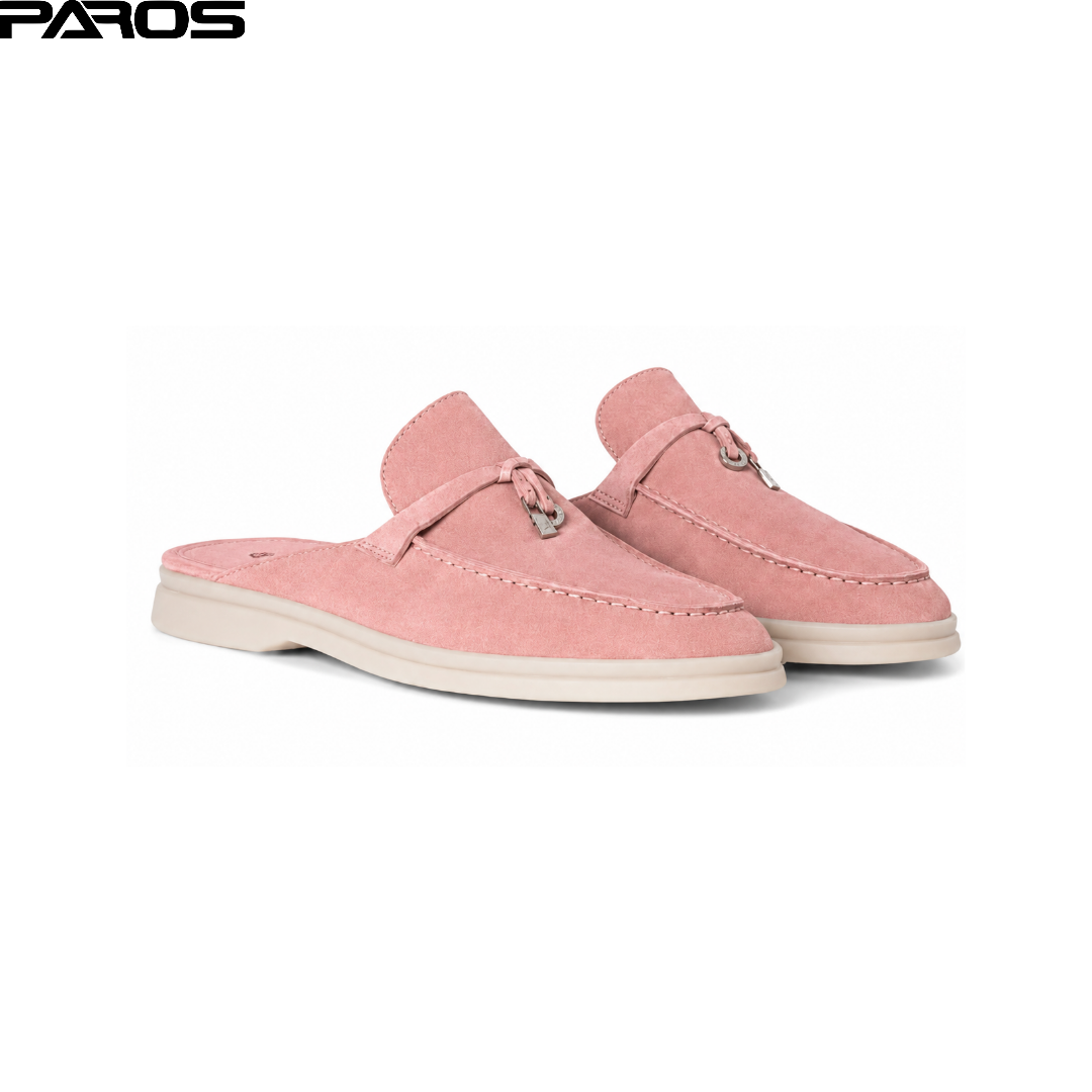 Loro Piana Babouche Charms Walk Suede - Pink