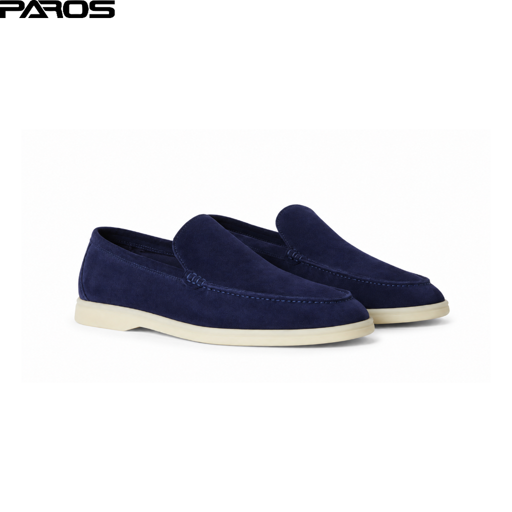 Loro Piana Summer Walk Loafer Suede - Navy