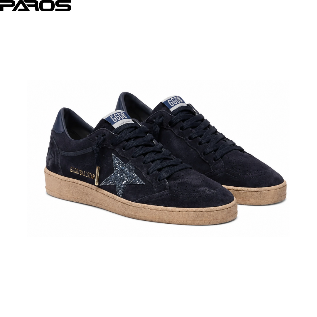 Golden Goose Ball-Star - Dark Blue Glitter