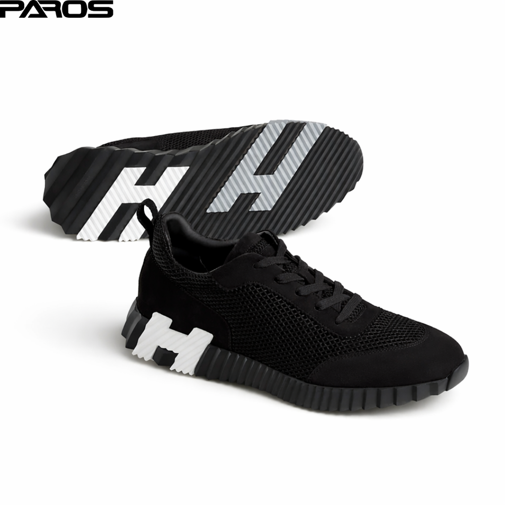 Hermès Bouncing Sneaker - Black / White