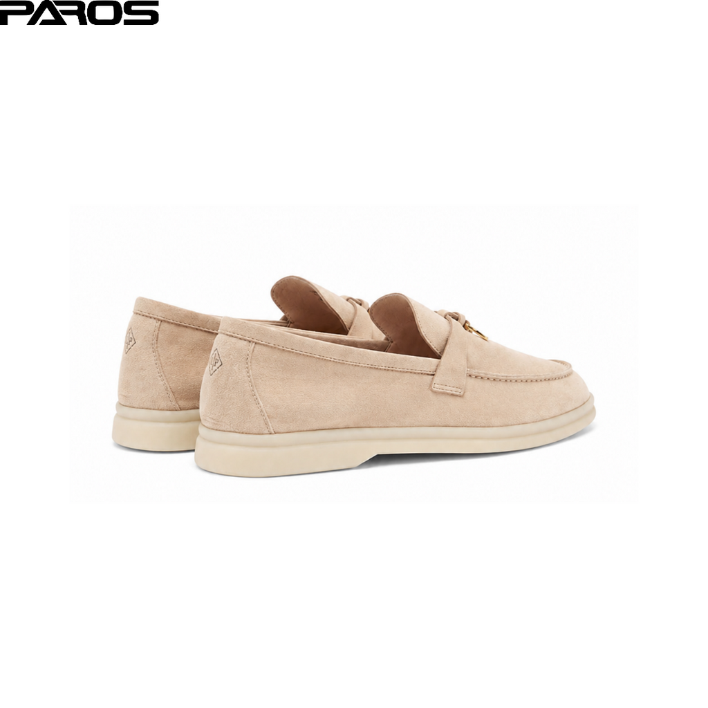Loro Piana Summer Charms Walk Loafer Suede - Refined Beige