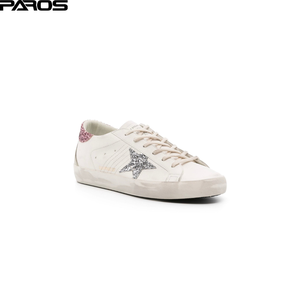 Golden Goose Super-Star - White / Pink