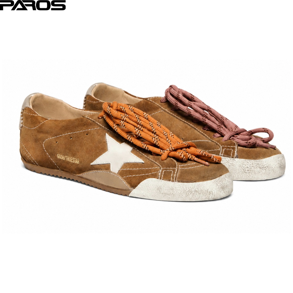 Golden Goose True-Star - Tobacco Suede