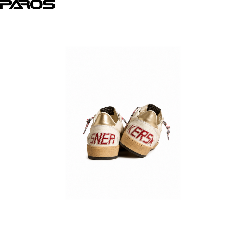 Golden Goose Ball-Star - White / Blue / Platinum