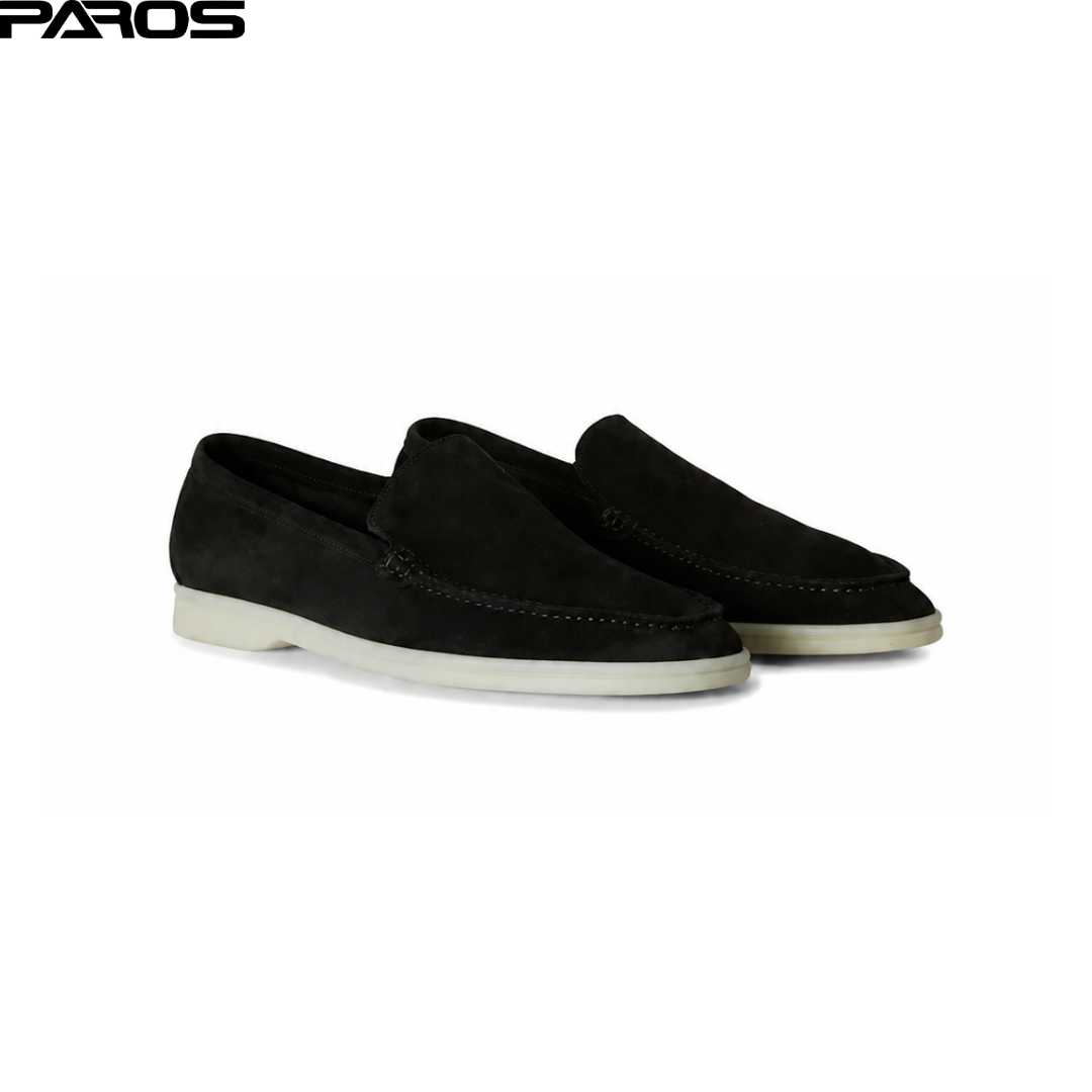 Loro Piana Summer Walk Loafer Suede - Black