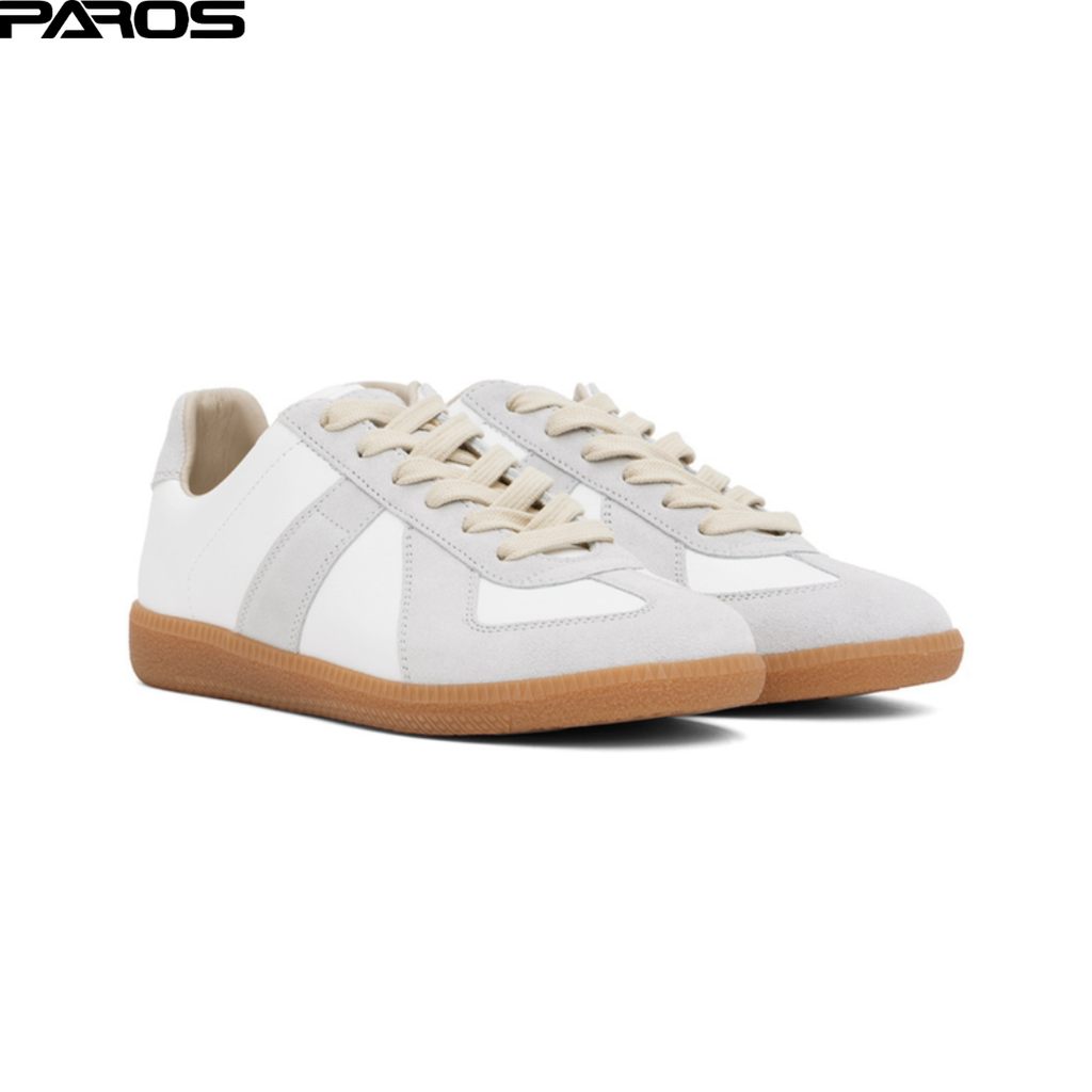 Maison Margiela Replica Low-Top Leather - White / Grey