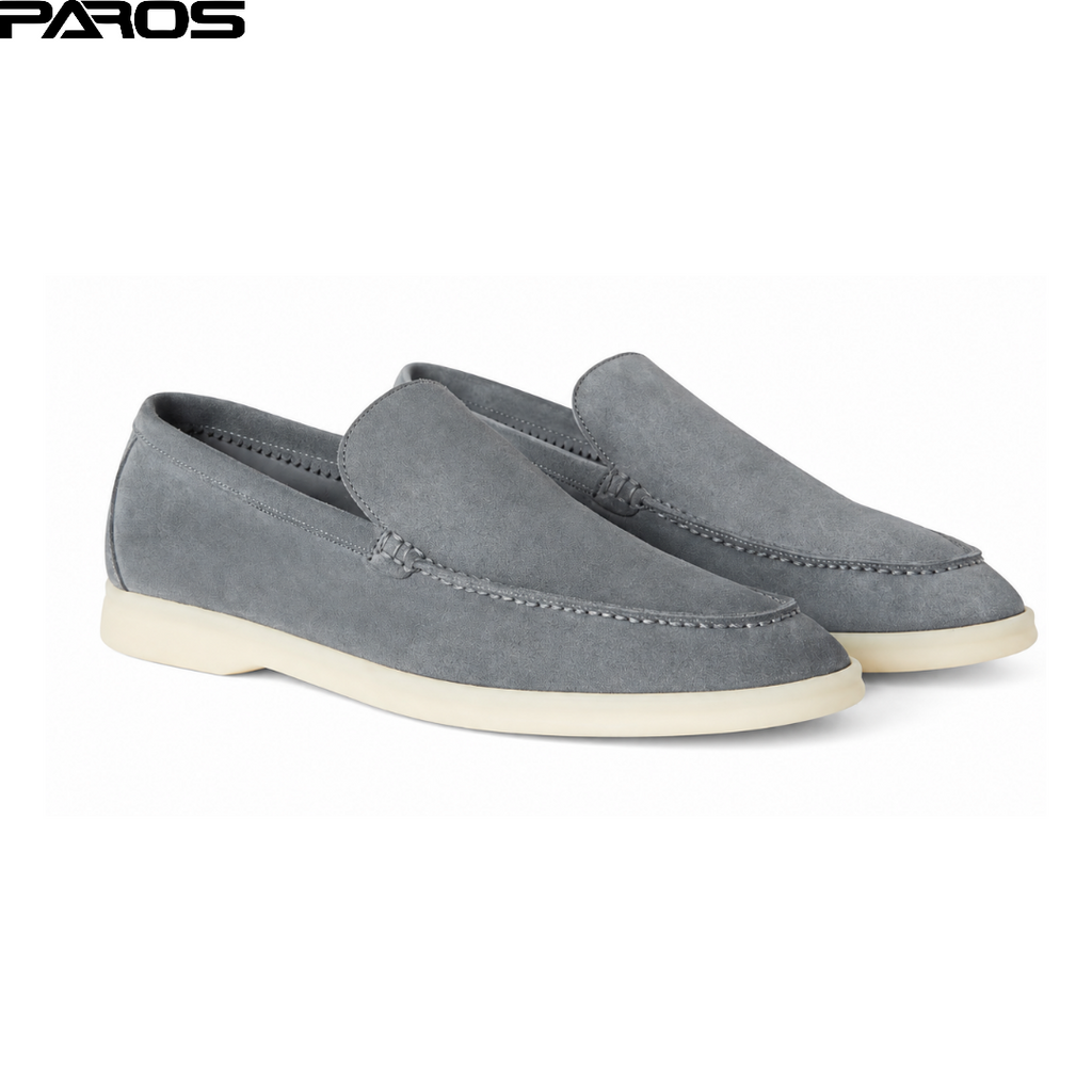 Loro Piana Summer Walk Loafer Suede - Frozen Blue