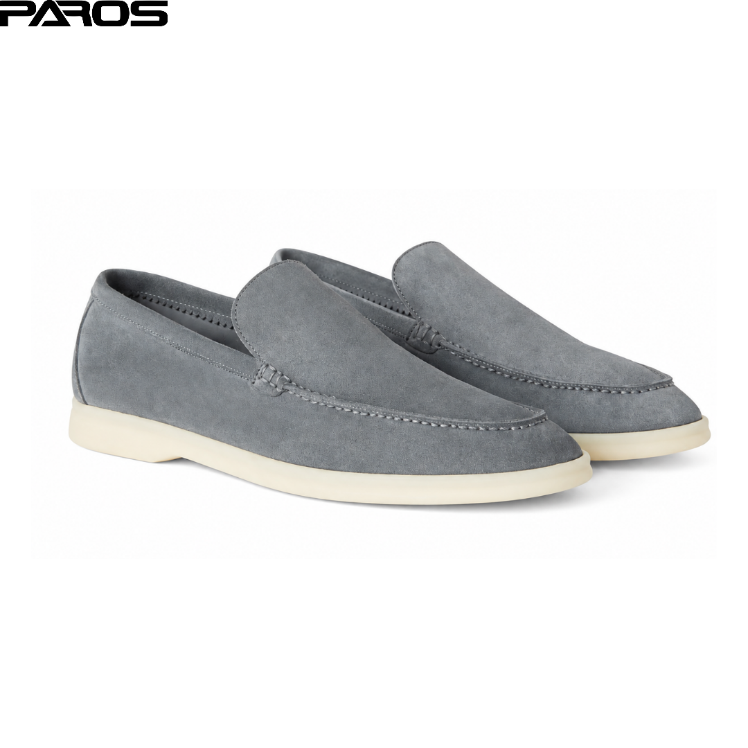 Loro Piana Summer Walk Loafer Suede - Frozen Blue