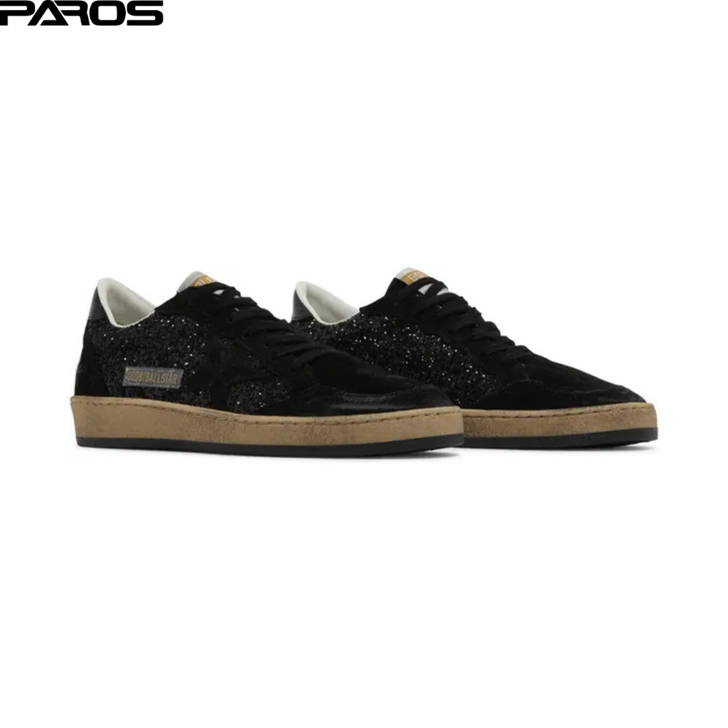 Golden Goose Ball-Star - Black Glitter