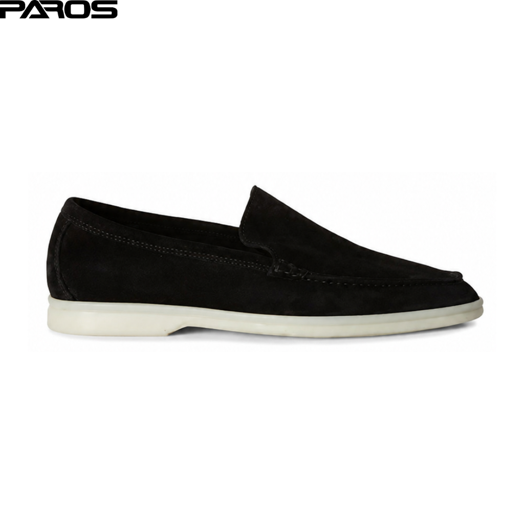 Loro Piana Summer Walk Loafer Suede - Black