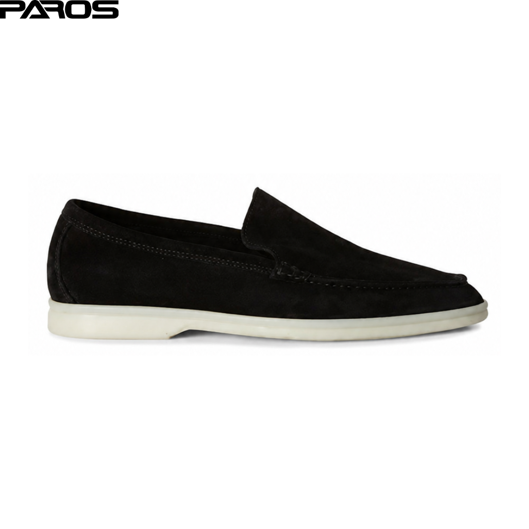 Loro Piana Summer Walk Loafer Suede - Black