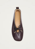Alohas Rosalind Leather Ballet Flats - Brown