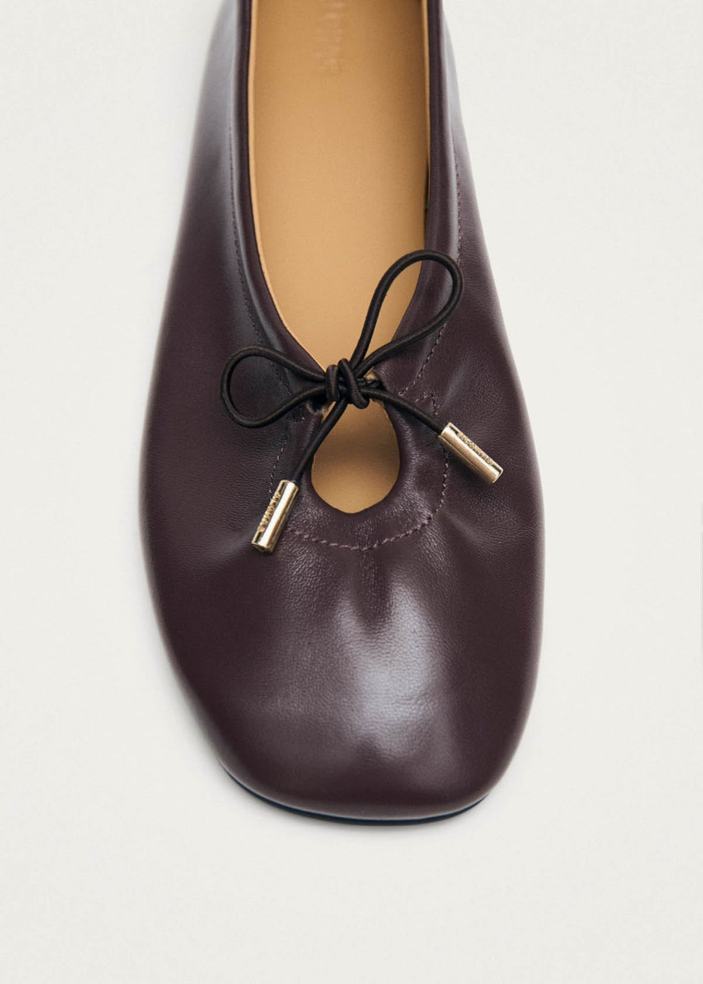 Alohas Rosalind Leather Ballet Flats - Brown