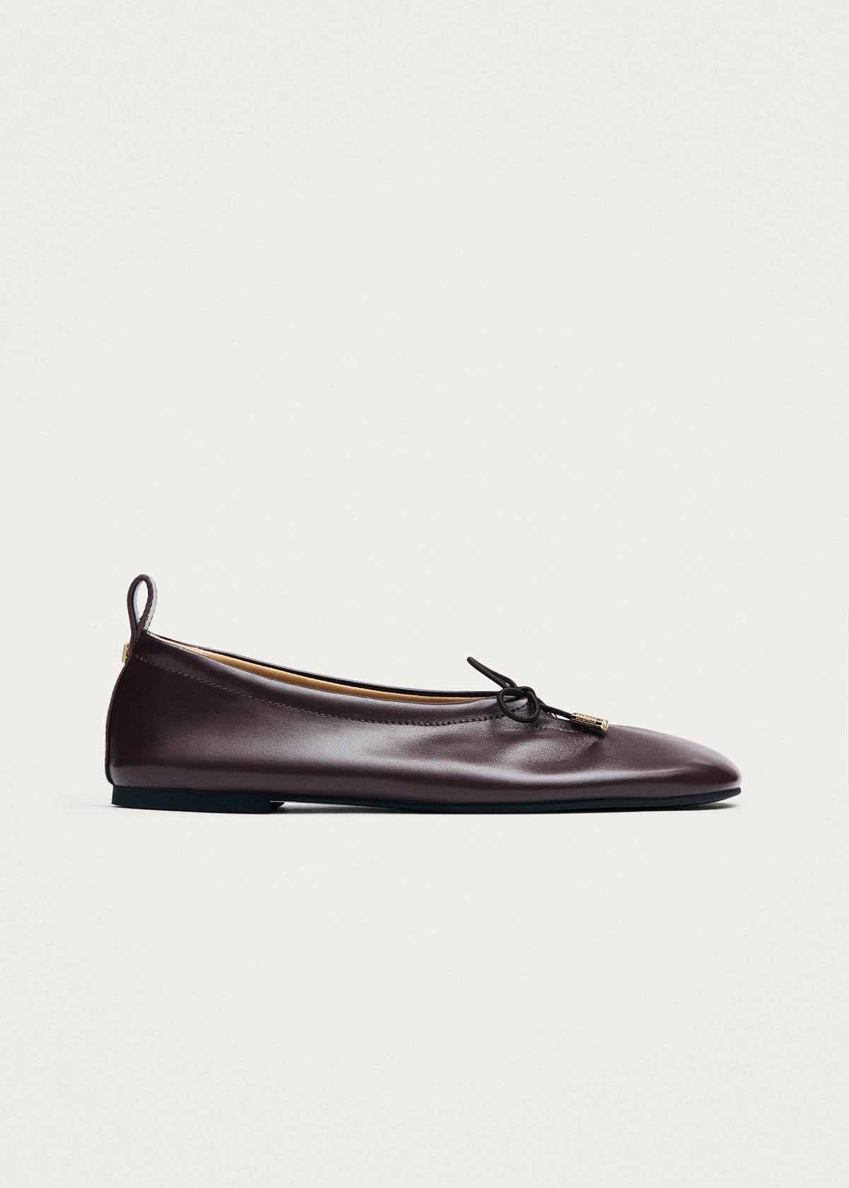 Alohas Rosalind Leather Ballet Flats - Brown