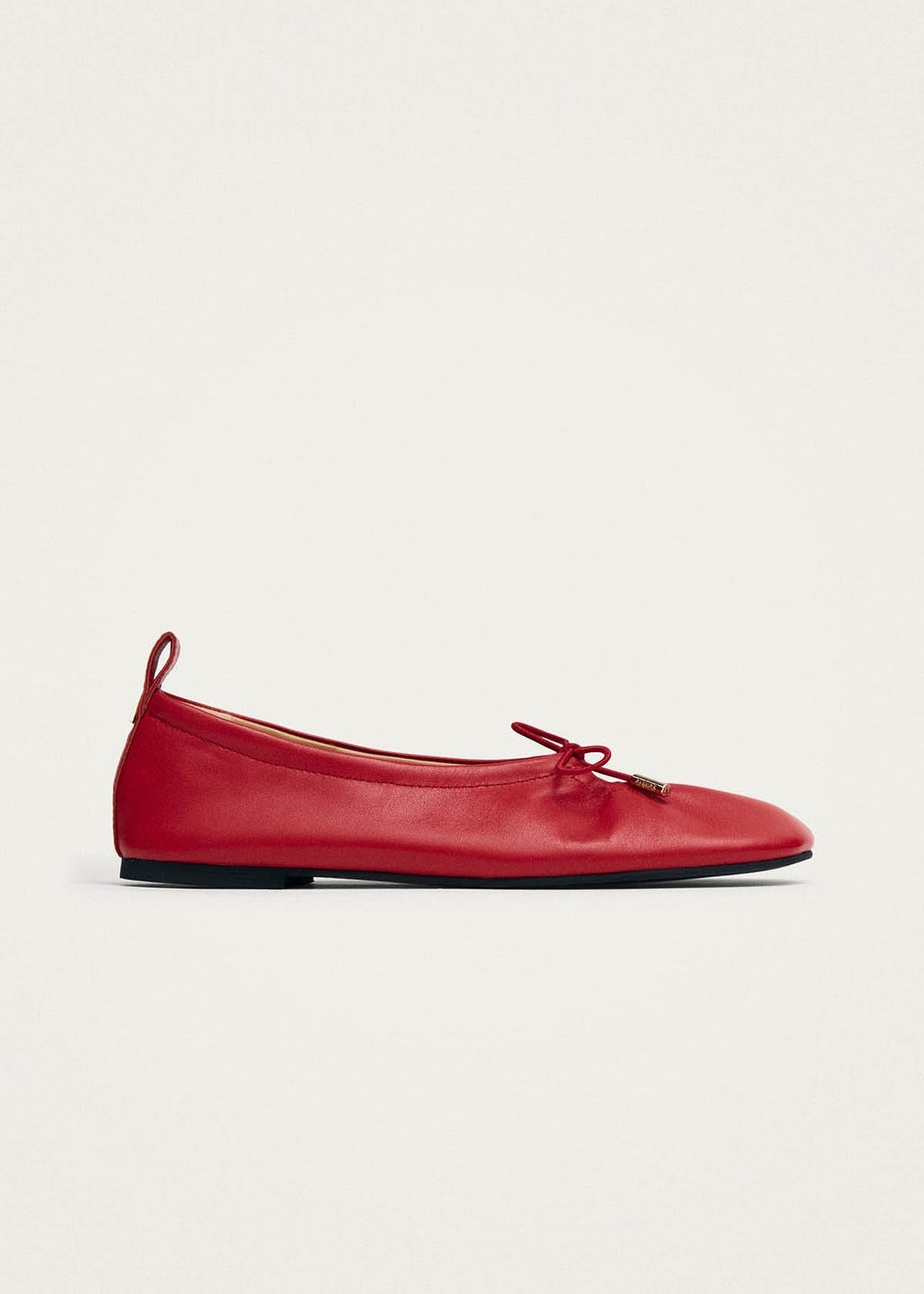 Alohas Rosalind Leather Ballet Flats - Red