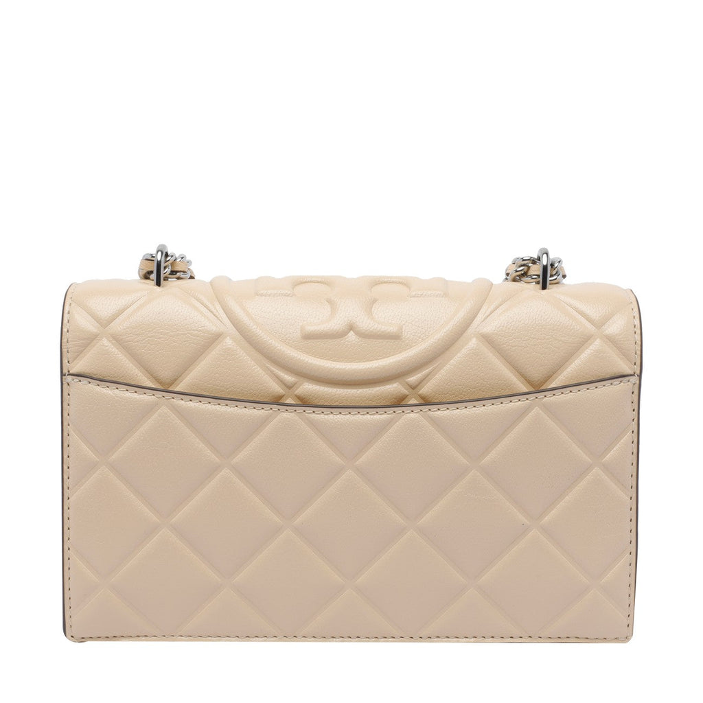 Tory Burch Fleming Small Convertible Shoulder Bag - White