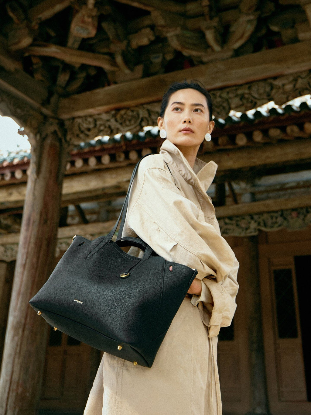 Songmont Small Yore Tote Bag - Onyx