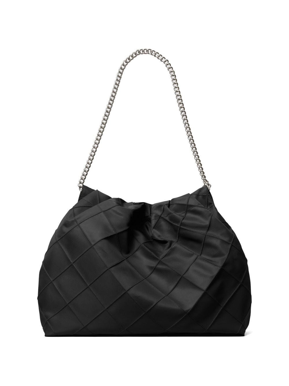Tory Burch Fleming Nylon Hobo Bag - Black