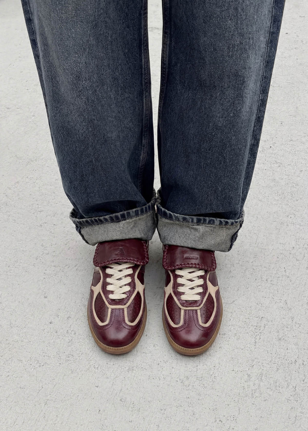 Alohas Tb.490 Sneakers - Patent Deep Burgundy