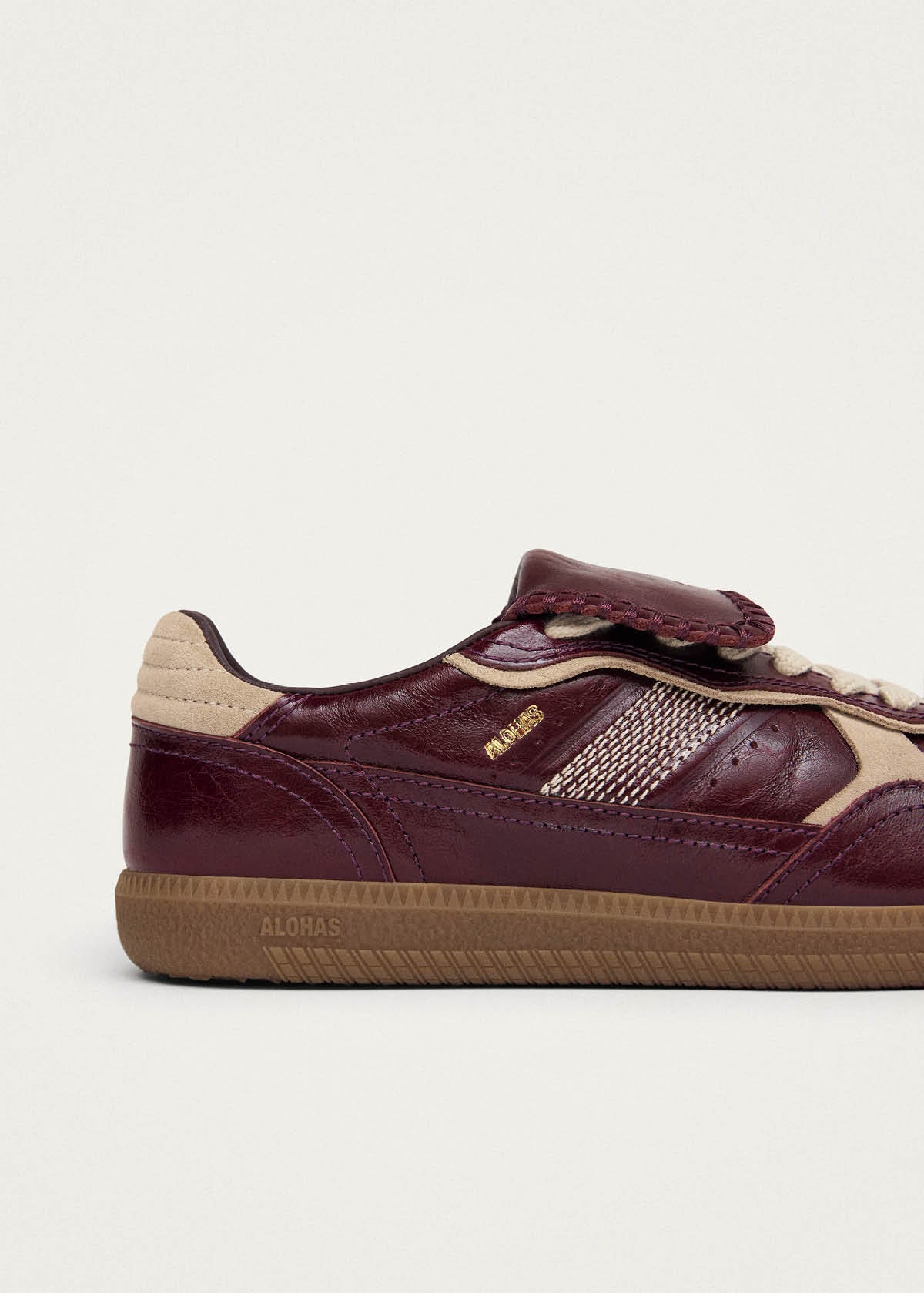 Alohas Tb.490 Sneakers - Patent Deep Burgundy