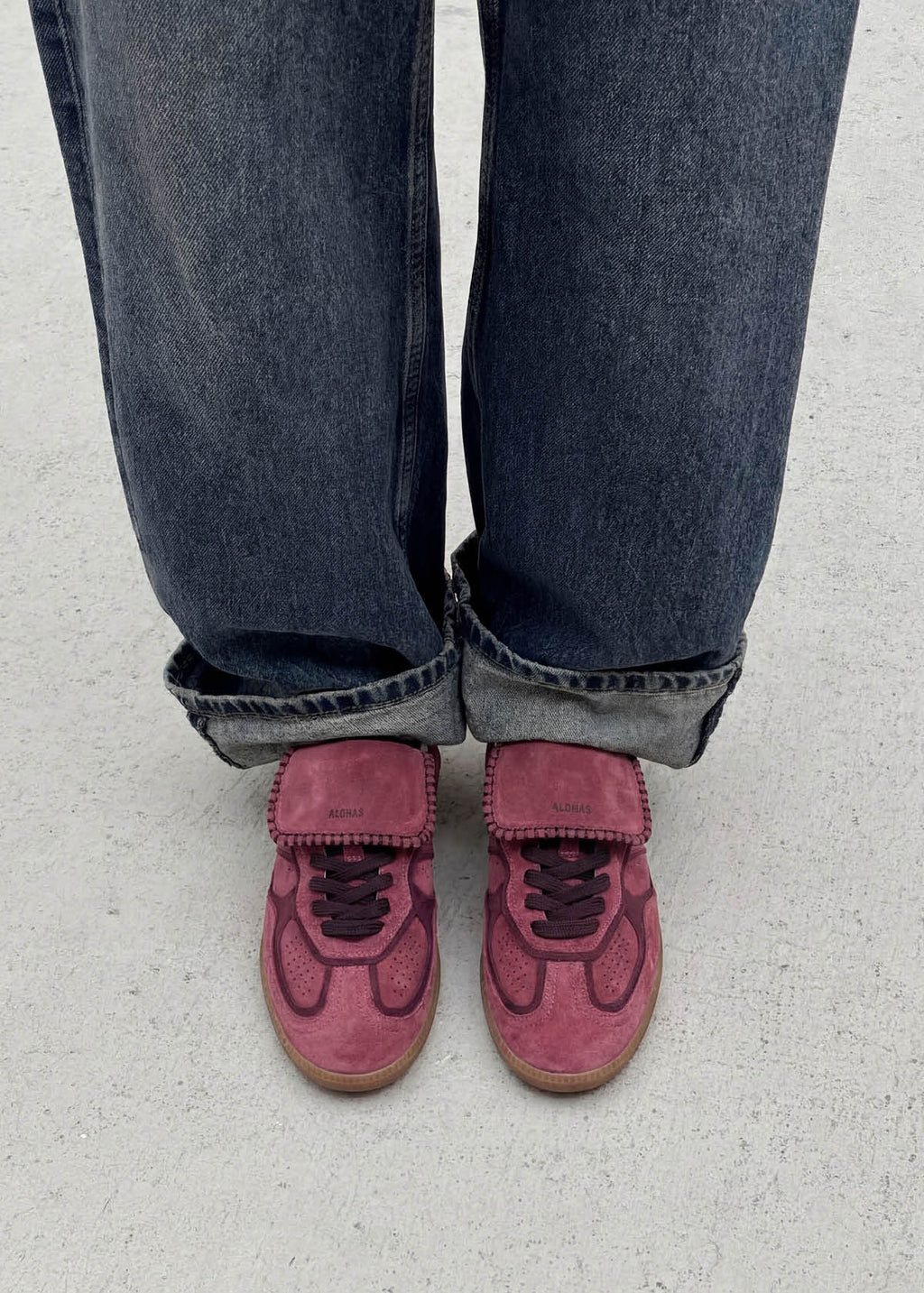Alohas Tb.490 Sneakers - Suede Raspberry