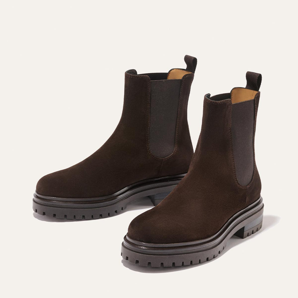 Margaux The West Chelsea Boot - Cocoa Suede