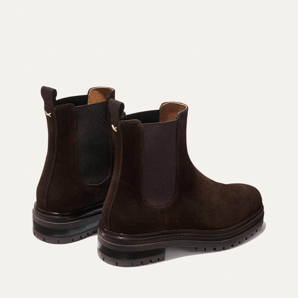 Margaux The West Chelsea Boot - Cocoa Suede