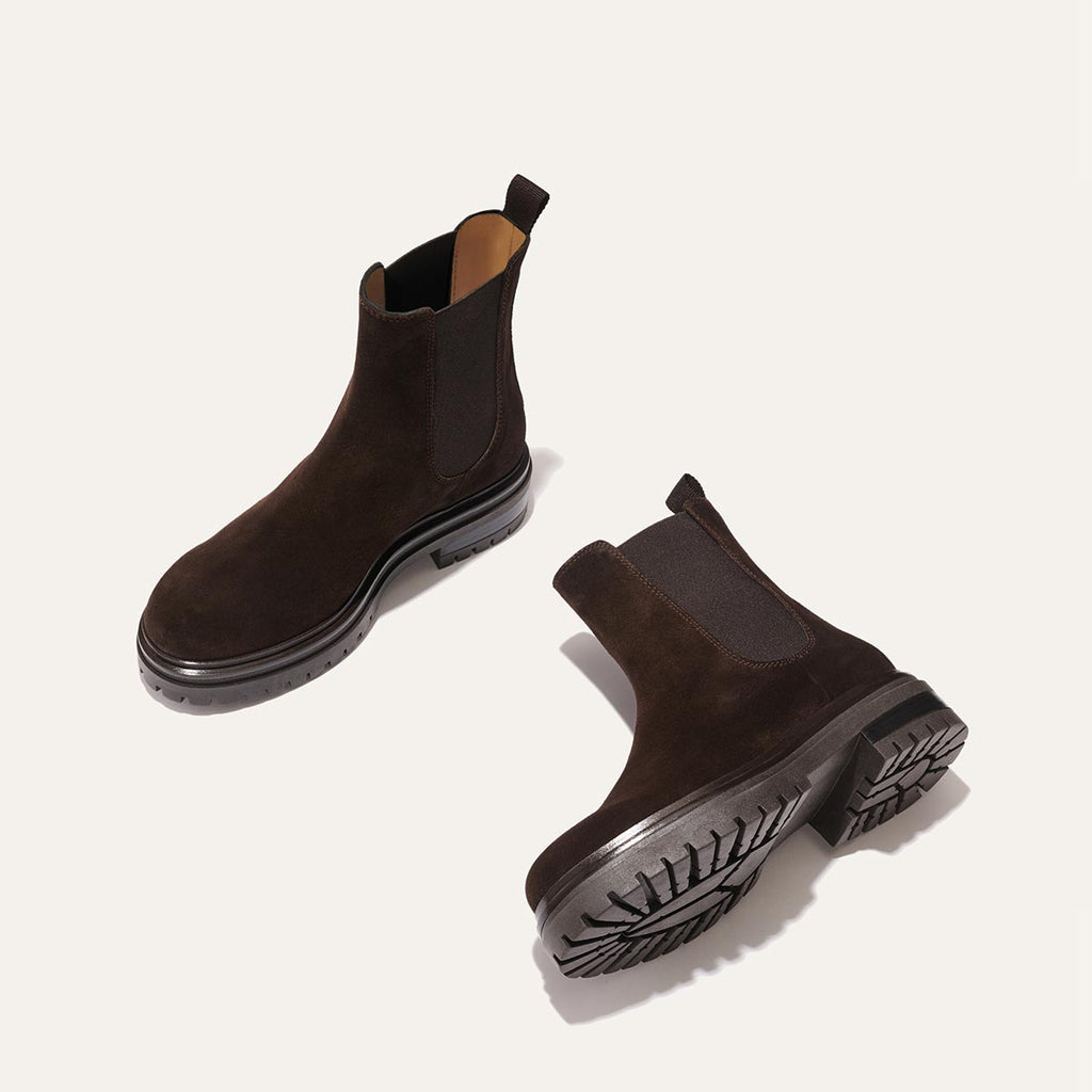 Margaux The West Chelsea Boot - Cocoa Suede
