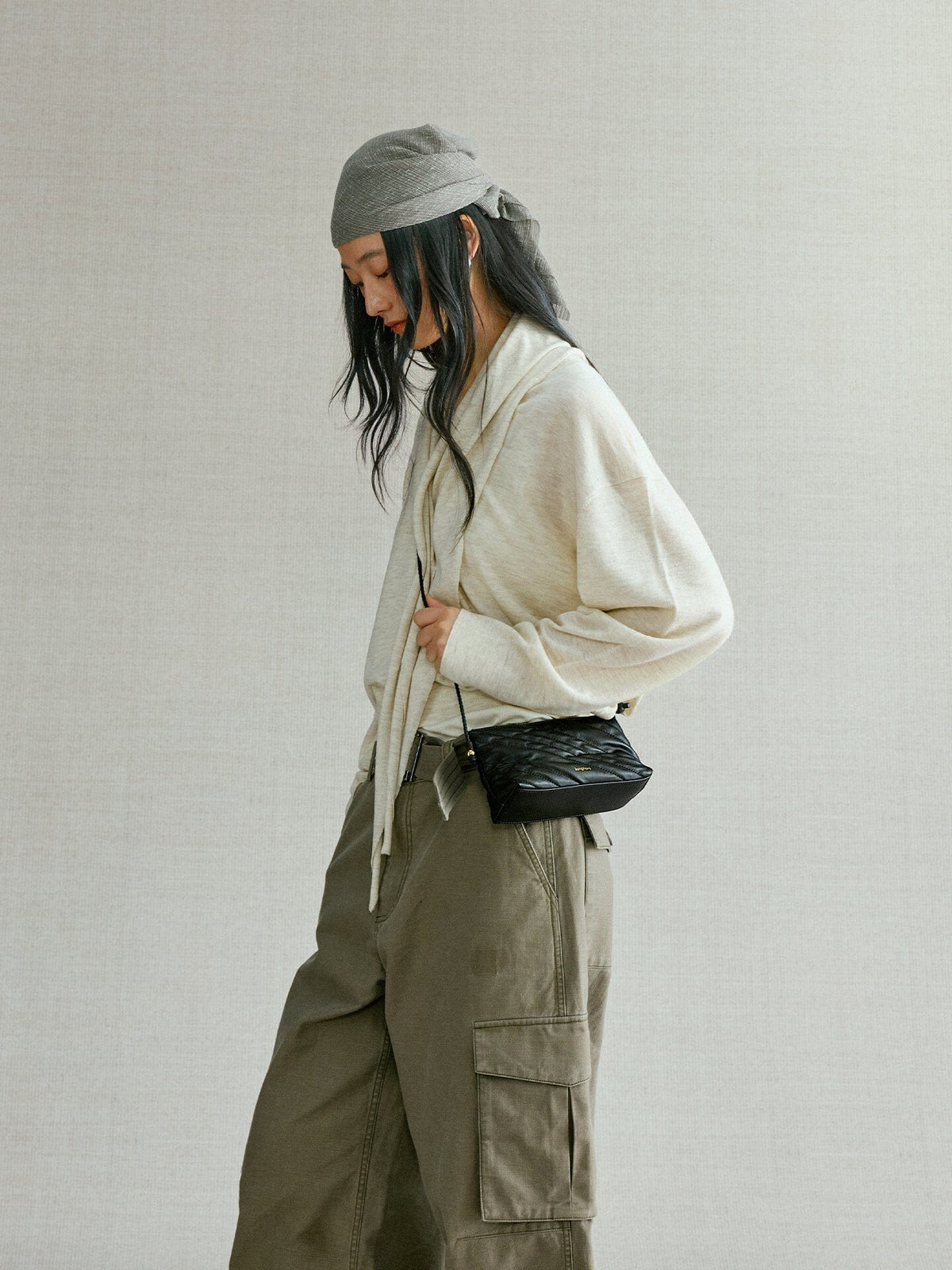 Songmont Winding Underarm Bag - Onyx